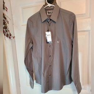 1MX Men's Classic Solid Strech Cotton, Size: Medium Color: Grey